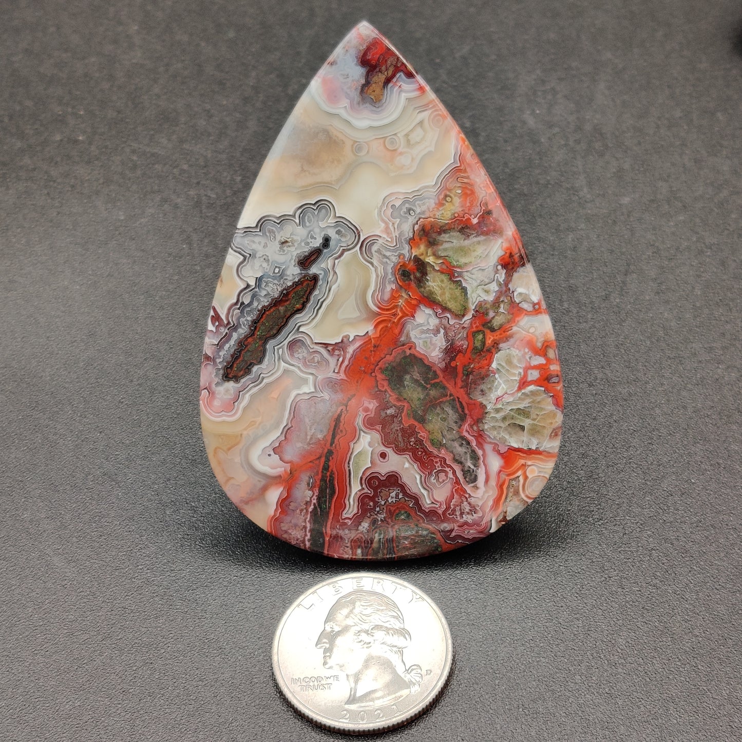 Crazy Lace Agate Cabochon 130.1 carats (26.02g)