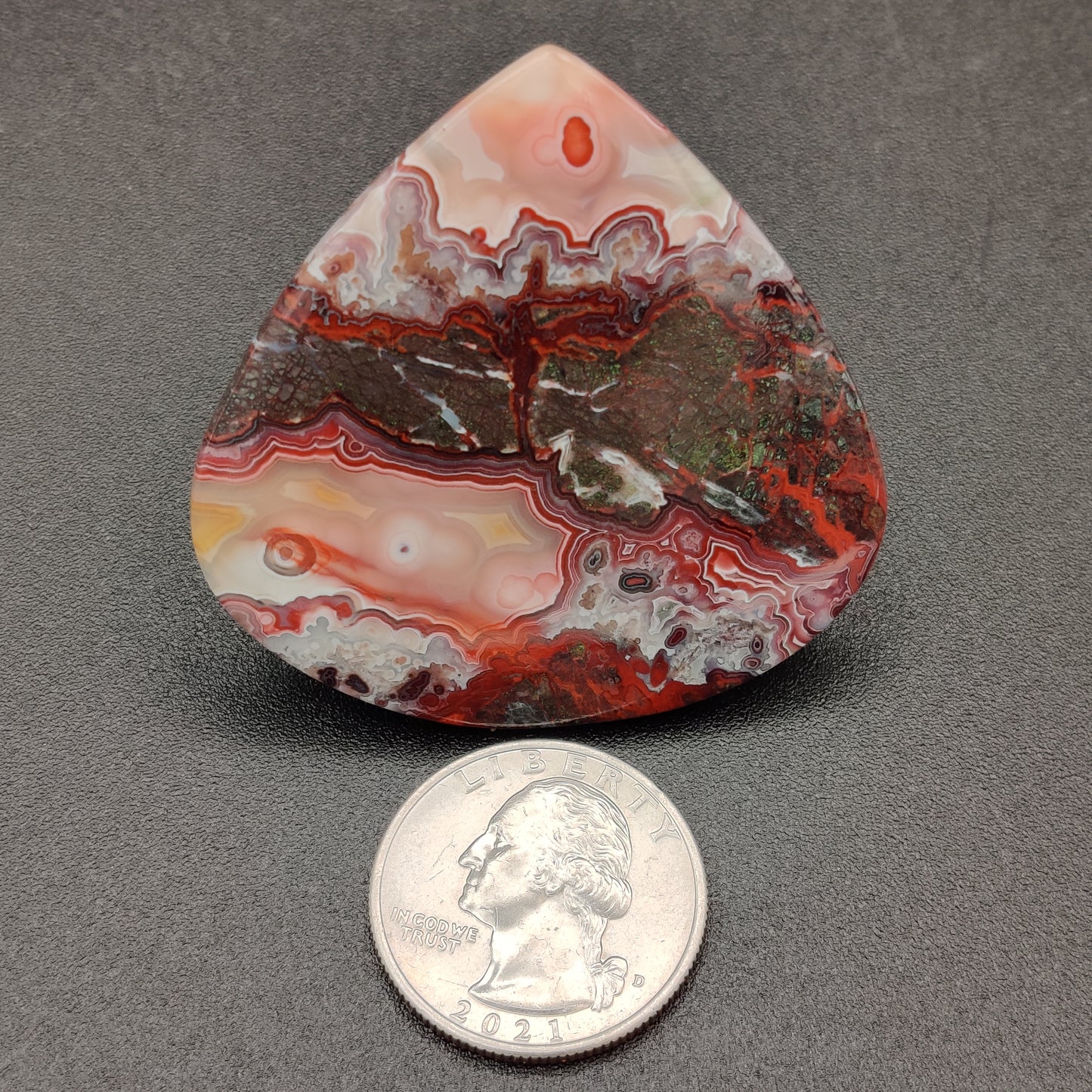 Crazy Lace Agate Cabochon Africa 94.65 carats (18.93g)