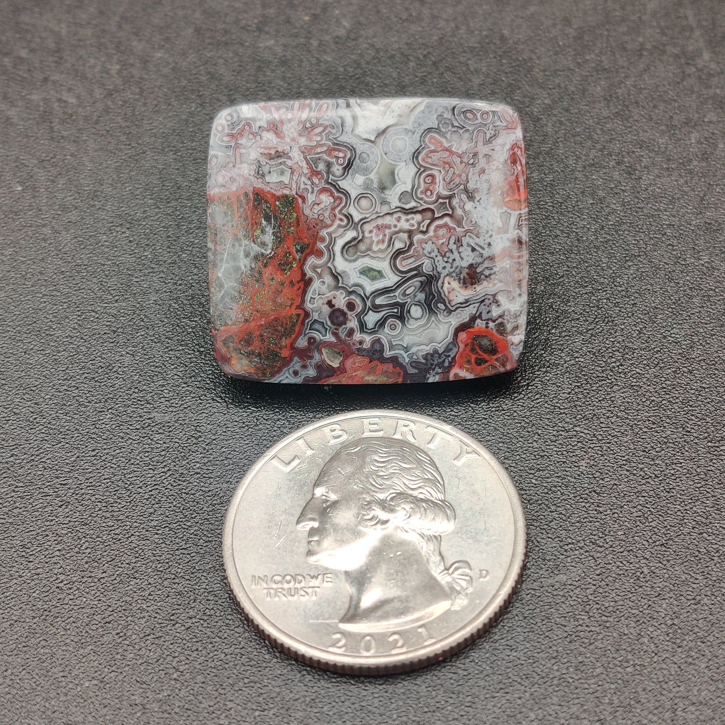 Crazy Lace Agate Cabochon 27.3 carats (5.46g)