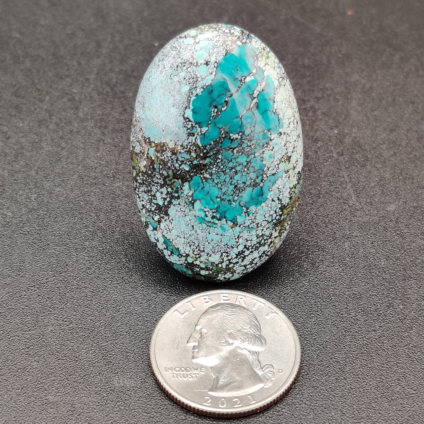 Tibetan Turquiose Cabochon 69.9 carats (13.98g)