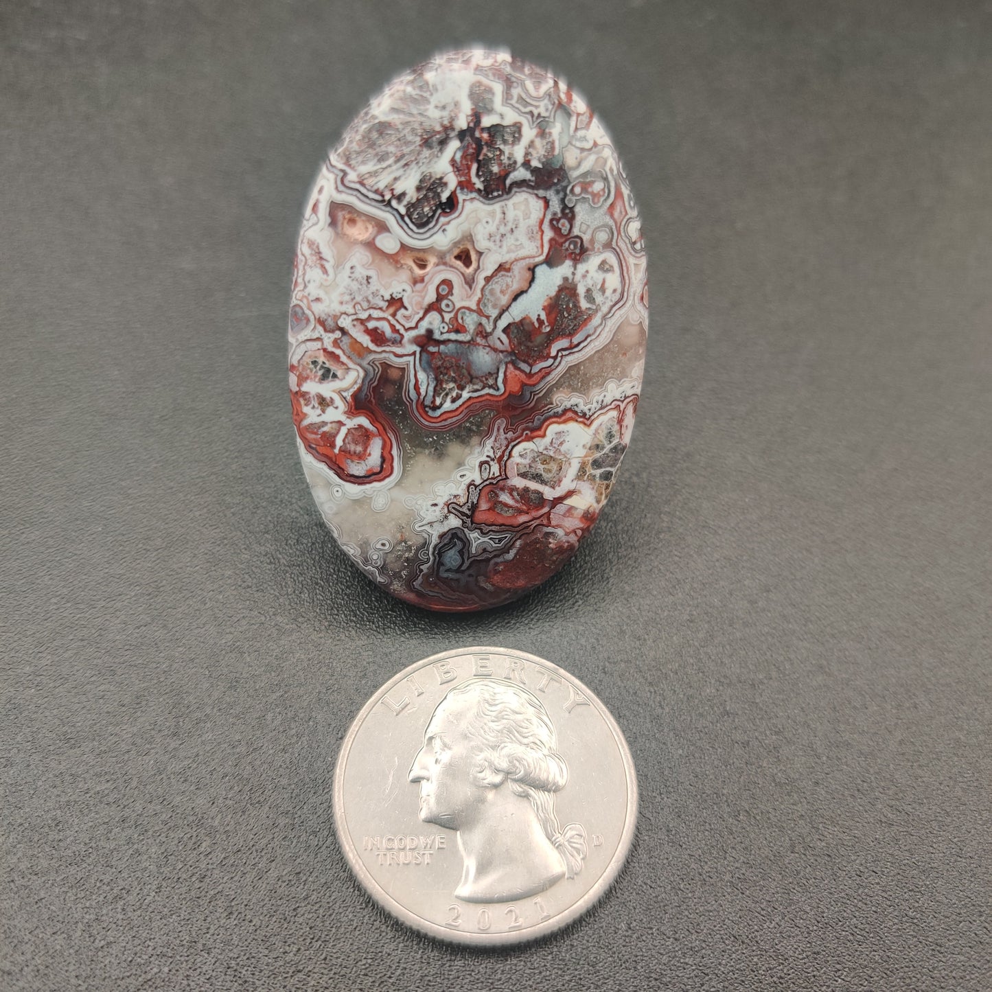 Crazy Lace Agate Cabochon Mexico 63.45 carats (12.69g)